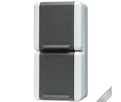 Розетка Schuko двухместная Jung 8220W