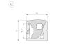 Силиконовый профиль Arlight WPH-FLEX-1616-SIDE-S11-20m WHITE 041093(1)