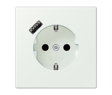 Розетка 2K+З USB Typ A Jung LC1520-18A210