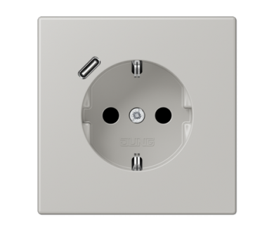 Розетка 2K+З USB Typ C Jung LC1520-18C205