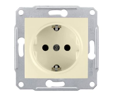 Розетка Schneider Electric Sedna с/з без шторок 16A 250V SDN3000547