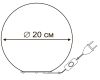 Настольная лампа Arte Lamp Sphere A6020LT-1WH