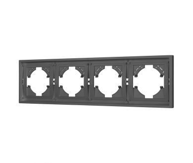 Рамка пластиковая на 4 поста Arlight FRM-TENDO-SFPL-4-GR 054655