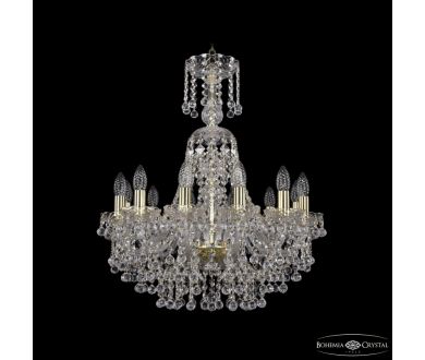 Подвесная люстра Bohemia Ivele Crystal 1409/12/195/XL-68 G