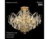Потолочная люстра Crystal Lux ESMIRALDA PL6 GOLD