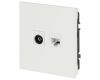 Розетка Эра Arktik 16-3110-08 комбинированная RJ45+TV белый матовый Б0070501