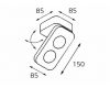 Накладной светильник ITALLINE 62AC21 WHITE