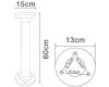 Ландшафтный светильник Arte Lamp Amsterdam A1212PA-1BK