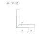 Угол Arlight PLS-LOCK-H25-L90 BLACK (с экраном MAT-L) 031268