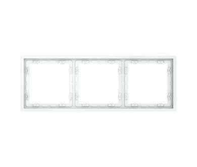Рамка на 3 поста Voltum S70 VLS100302 (белый матовый)
