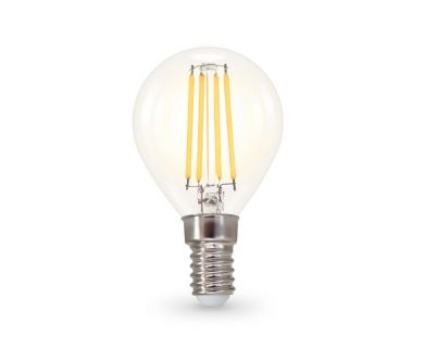 Купить Филаментная светодиодная лампа Ambrella Light Bulbing E14 11W 4000K шар 451134 Филаментная светодиодная лампа Ambrella Light Bulbing E14 11W 4000K шар 451134