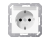 Розетка Schuko Jung ABA1520BFNAWW