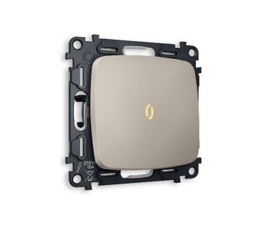 Купить Комплект механизма 1-кл проходного выключателя с подсветкой Ambrella Volt Omega MO362030 Комплект механизма 1-кл проходного выключателя с подсветкой Ambrella Volt Omega MO362030
