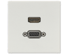 Розетка HDMI/VGA Jung MALS1173LG