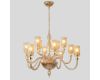 Подвесная люстра Crystal Lux SILVESTRO SP12 AMBER