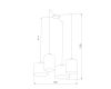 Подвесная люстра TK Lighting 6585 Juta