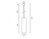 Трековый светильник Maytoni Technical Focus TR025-1-GU10-W