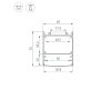 Профиль Arlight LINE-6070-3000 ANOD BLACK 047506