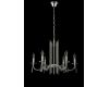Подвесная люстра Crystal Lux AURELIO SP6 GOLD+CHROME/TRANSPARENT
