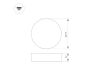 Потолочный светильник Arlight IM-RONDO-EMERGENCY-3H-R175-19W Day4000 (BK, 120 deg, 230V) 041053