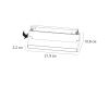 Трековый магнитный светильник Arte Lamp Linea A4697PL-1WH