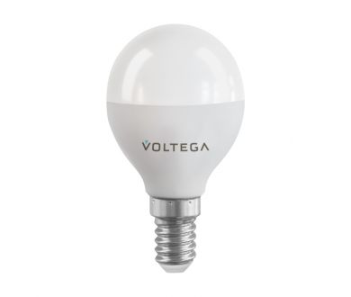 Купить Лампа светодиодная Voltega E14 5W 2700К шар матовый 2428 Лампа светодиодная Voltega E14 5W 2700К шар матовый 2428