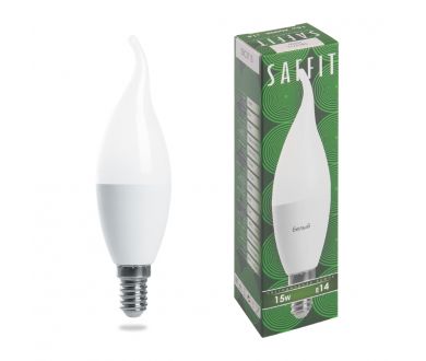 Купить Лампа светодиодная Saffit SBC3715 Свеча на ветру E14 15W 4000K 55205 Лампа светодиодная Saffit SBC3715 Свеча на ветру E14 15W 4000K 55205