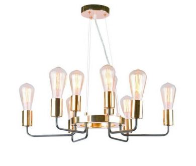 Купить Подвесная люстра Arte Lamp Gelo A6001LM-9BK Подвесная люстра Arte Lamp Gelo A6001LM-9BK