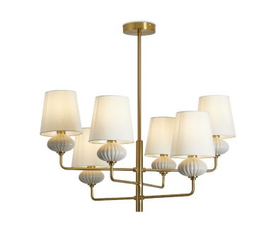 Купить Люстра на штанге Freya Ceramics FR2029PL-06BS Люстра на штанге Freya Ceramics FR2029PL-06BS