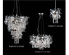 Подвесная люстра Crystal Lux Romeo SP10 Chrome D600