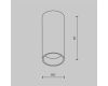 Потолочный светильник Maytoni Technical Focus Led C056CL-L12W4K-W-PT