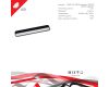 Трековый магнитный светильник (CCT+SMART) Reluce 13001-9.3-001UR magnetic LED12W BK CCT+SMART