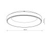 Потолочный cветильник Nowodvorski Nikki Round Led White 11212
