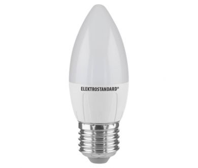 Купить Лампа светодиодная Elektrostandard E27 6W 4200K свеча матовая 4690389055287 Лампа светодиодная Elektrostandard E27 6W 4200K свеча матовая 4690389055287
