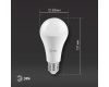 Лампа светодиодная Эра E27 25W 4000K LED A65-25W-840-E27 R Б0048010