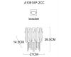 Настенный светильник Arte Lamp Nicoletta A1051AP-2CC