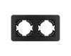 Рамка на 2 поста алюминиевая Arlight FRM-AKIRY-SFAL-2-BK 049738