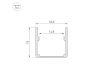 Алюминиевый профиль Arlight WPH-FLEX-1616-1000 ANOD 053418