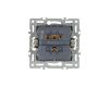 Механизм выключателя двухклавишный непроходной Arlight SWT-MK02-PL-BK (250V, 16A) 043725