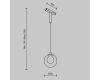 Трековый магнитный светильник Maytoni Bubble TR181PL-1-4WTW-B