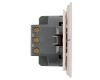 Переключатель 2-клавишный (механизм) Stekker Мия 250В 10А RSW10-3107-08 пудровый жемчуг 50478