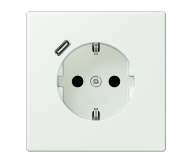 Купить Розетка 2K+З USB Typ C Jung LC1520-18C210 Розетка 2K+З USB Typ C Jung LC1520-18C210