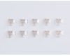 Соединитель угловой Ambrella Light Illumination COB RGB 12/24V для лент 10mm (4 конт.) (10шт. в комплекте) GS6891