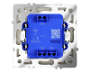 Проходной переключатель одноклавишный Voltum S70 VLS010305 (сталь)