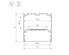 Профиль Arlight LINE-M-7575-2000 ANOD 056347