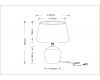 Настольная лампа Arte Lamp Scheat A5033LT-1WH