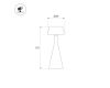 Настольная лампа с аккумулятором Arlight SP-TOMMY-TAB-2W Warm3000-MIX (WH, 154 deg) (IP54 Металл) 058565