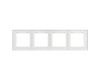 Рамка четырехместная Arlight FRM-GLARE-GS-4-WH 043802