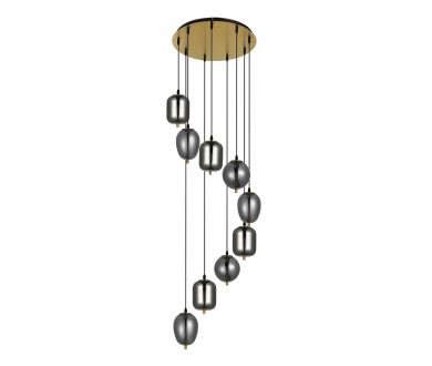Купить Каскадная люстра Arte Lamp Freddie A2231SP-9PB Каскадная люстра Arte Lamp Freddie A2231SP-9PB