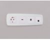 Лицевая панель для компьютерной/телефонной розетки RJ-45/RJ-11 Ambrella Volt Omega OP2120